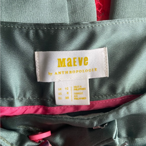 Maeve size 6 green parachute pants in excellent worn condition! - Picture 8 of 10